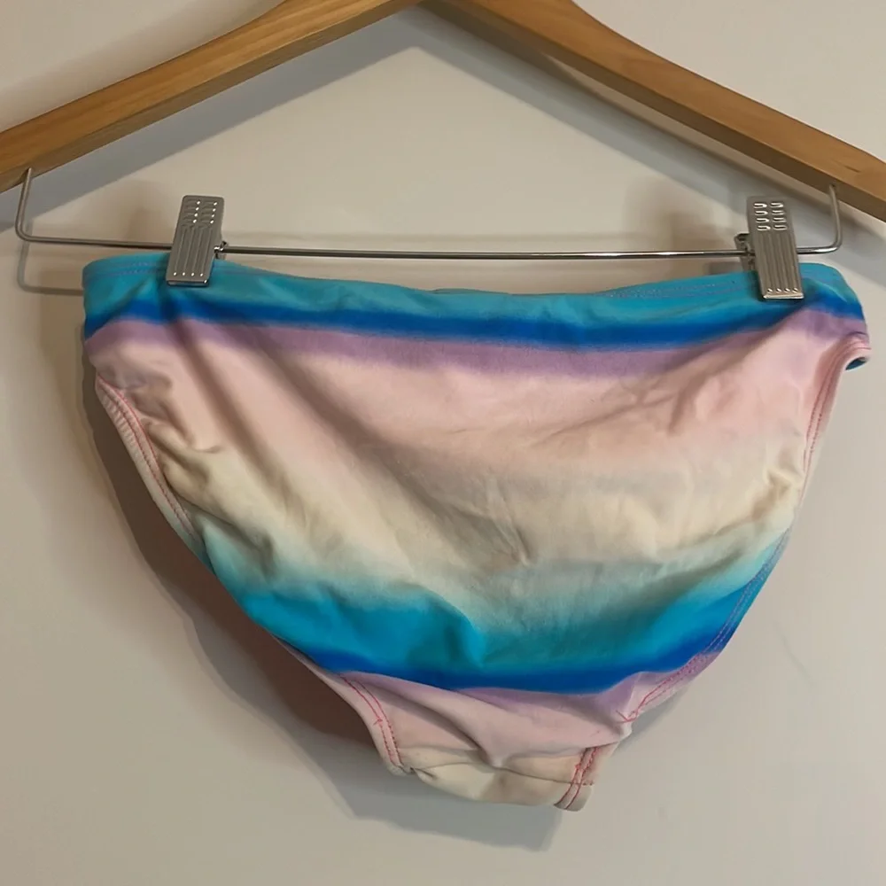 Wonder Nation Emoji and peace sign tankini Sz L EUC